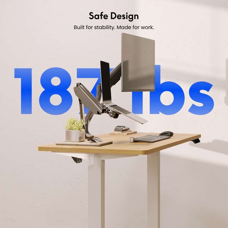 Rectangular Electric Height Adjustable Standing Desk | FlexiSpot